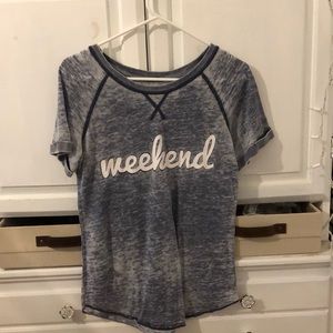 Faded Blue Weekend Shirt